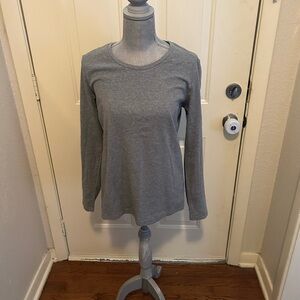 Style & Co. Heather Gray Long Sleeve Top